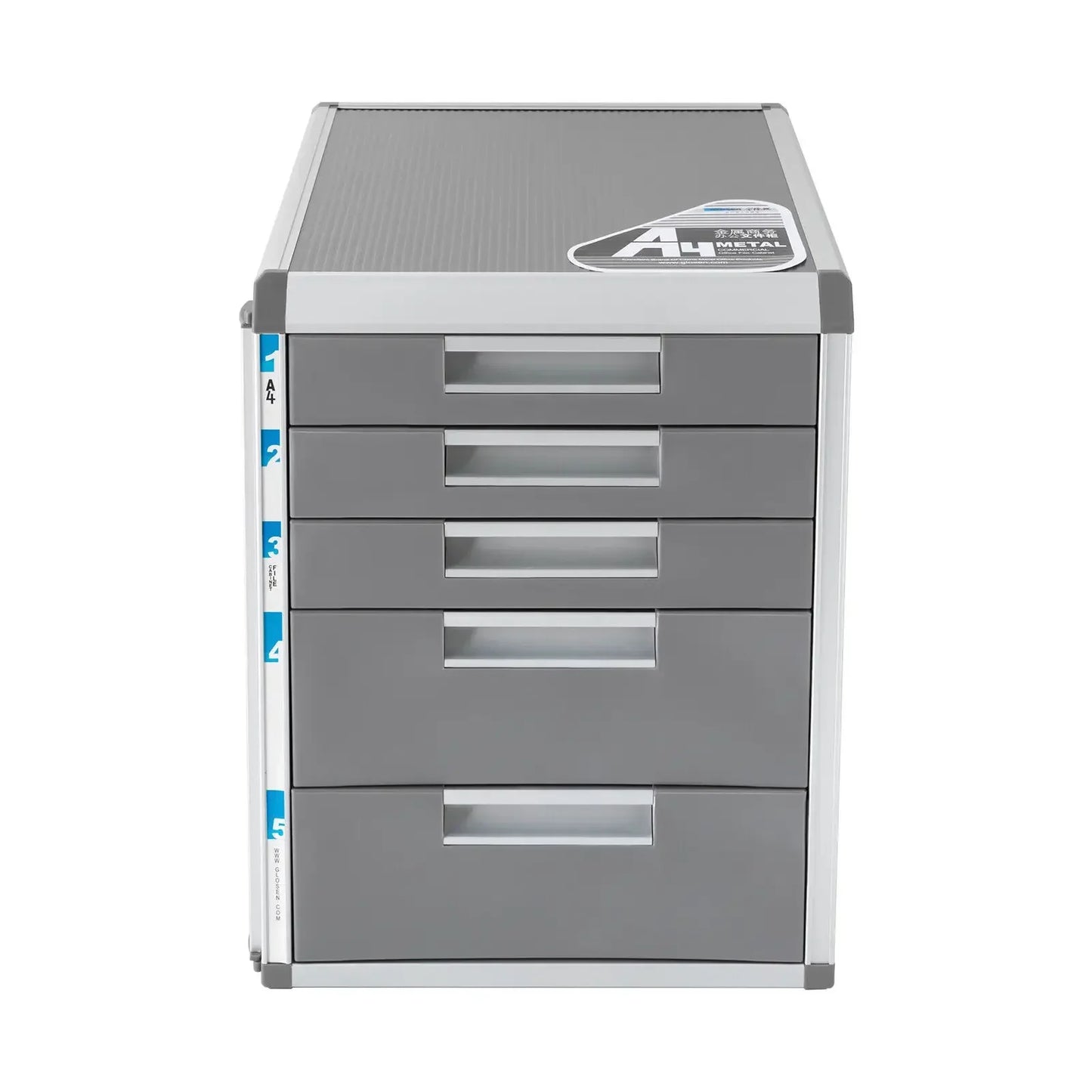 Desktop File Cabinet Office Lateral Storage 5-Drawer Filing Cabinet Storage Rack for Paper File Organizer Office Accessories