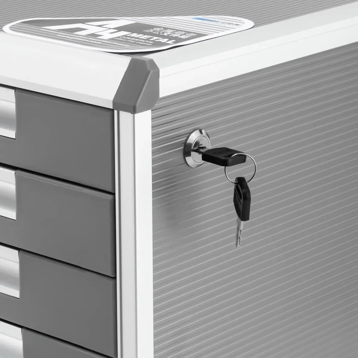 Desktop File Cabinet Office Lateral Storage 5-Drawer Filing Cabinet Storage Rack for Paper File Organizer Office Accessories