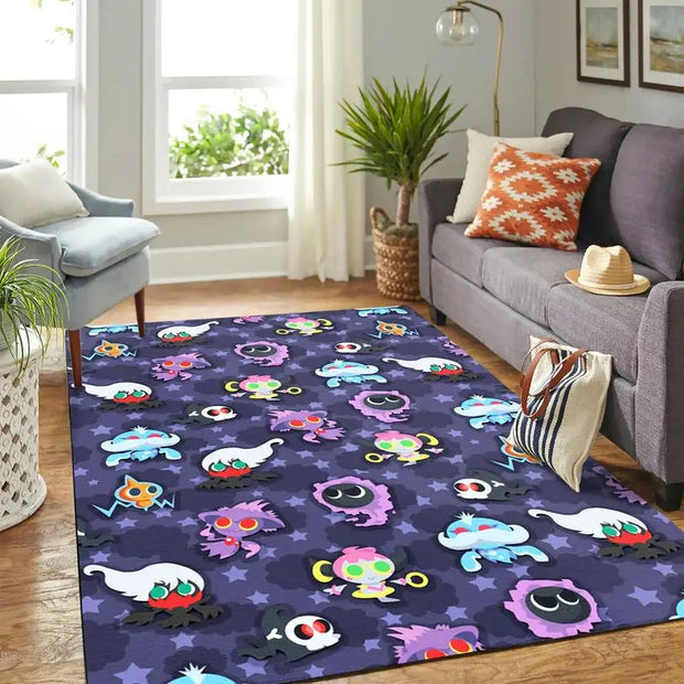 LOUSIDREAM Cartoon little cute Carpet Living Room Home Decor Sofa Table Rug Anti Slip Chair Cushion Lounge Mat