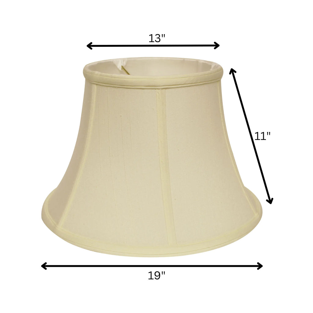 HMS 19\" White Drum Monay Shantung PVC Fabric Lampshade Modern Victorian Antique Minimalist for Indoor Lighting Featuring Cone