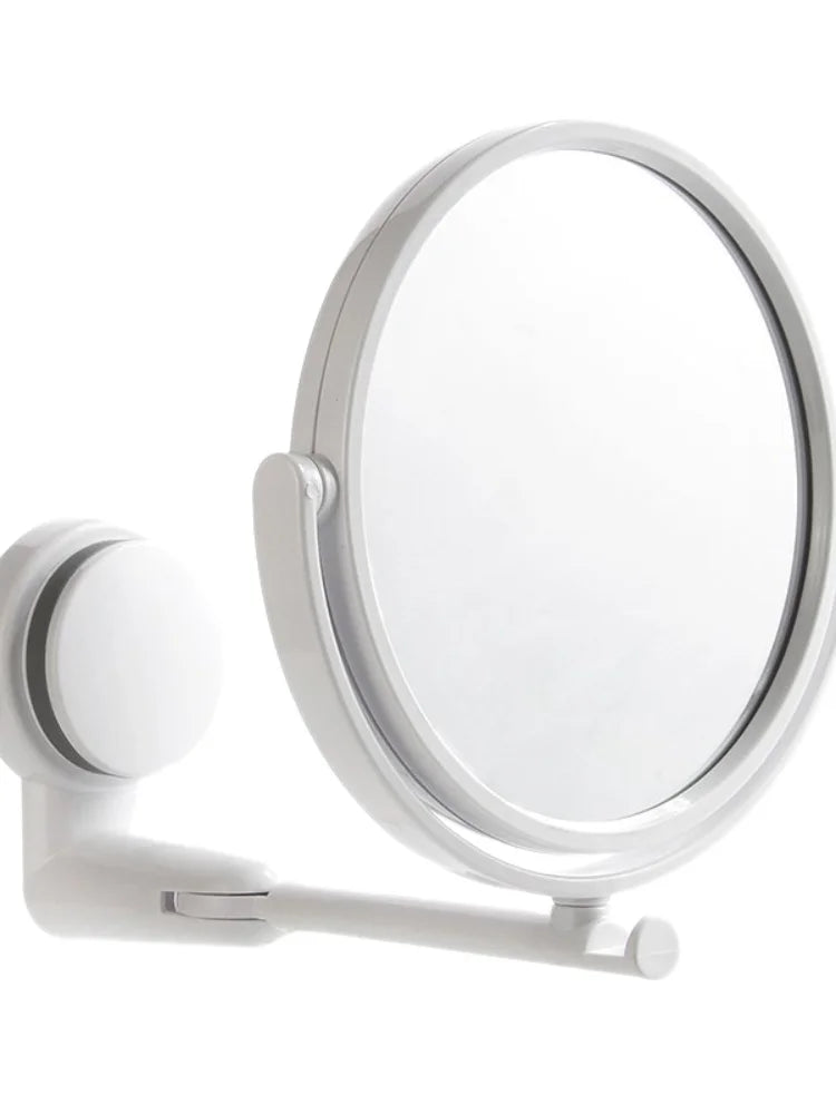 HD Magnified Makeup Shaving Vanity Mirror Bathroom Wall Mounted 360 Degree Rotating Mirror  Mirror Wall  Mirrors
