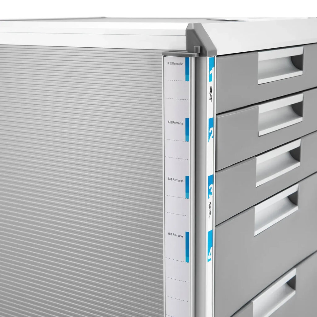 Desktop File Cabinet Office Lateral Storage 5-Drawer Filing Cabinet Storage Rack for Paper File Organizer Office Accessories