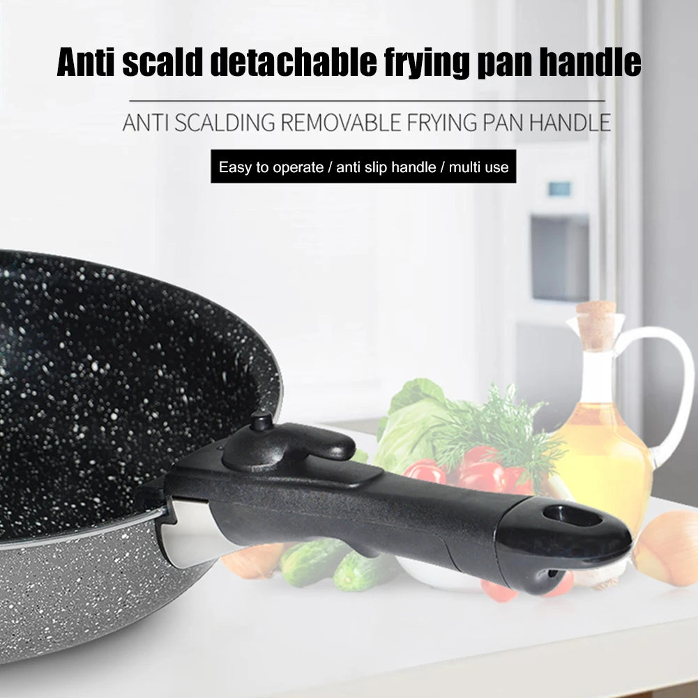 Kitchen Cooking Anti-Scalding Clip Hand Grip Detachable Removable Pan Pot Handle Universal Ergonomic Kitchen Accessories