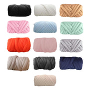 Cotton Polyester Chunky Yarn Jumbo Tubular Yarn Crocheting Tube Giant Soft Yarn Hand Knit Weight Yarn for Throw Blanket Baskets