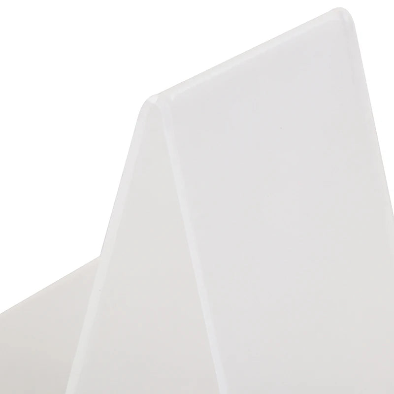 Transparent Acrylic Bookshelf Stand Book Display Stand Album Notebook Stand Desk Storage Rack Office Accessories