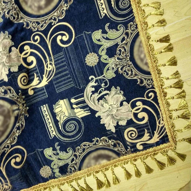 Thick Villa carpet Royal Blue rug Greece legend bedspread Bed Cover luxury placemat cushion bed spread Take Cover Floor Cover