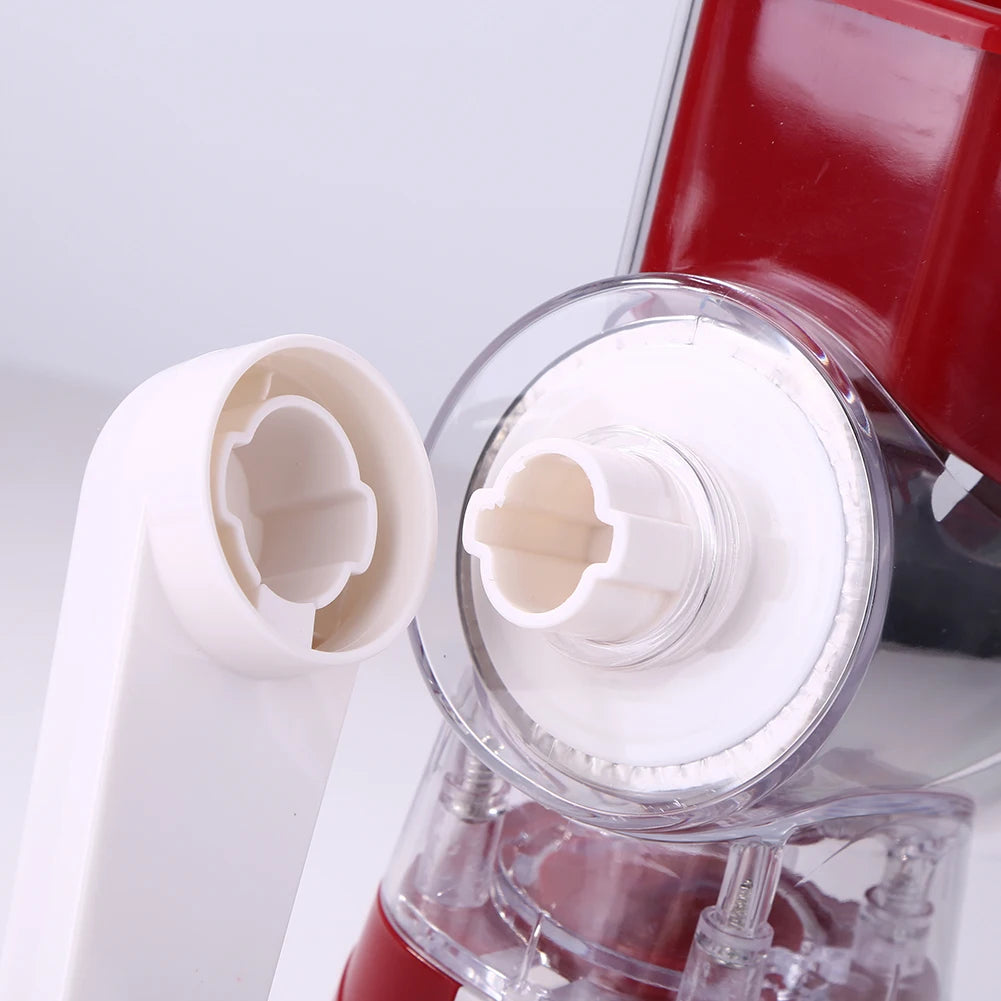Kitchen Accessories Drum Vegetable Chopper Hand-operated Potato Slice Chopper Pressed Vegetable Grinder Peeled Garlic Chopper