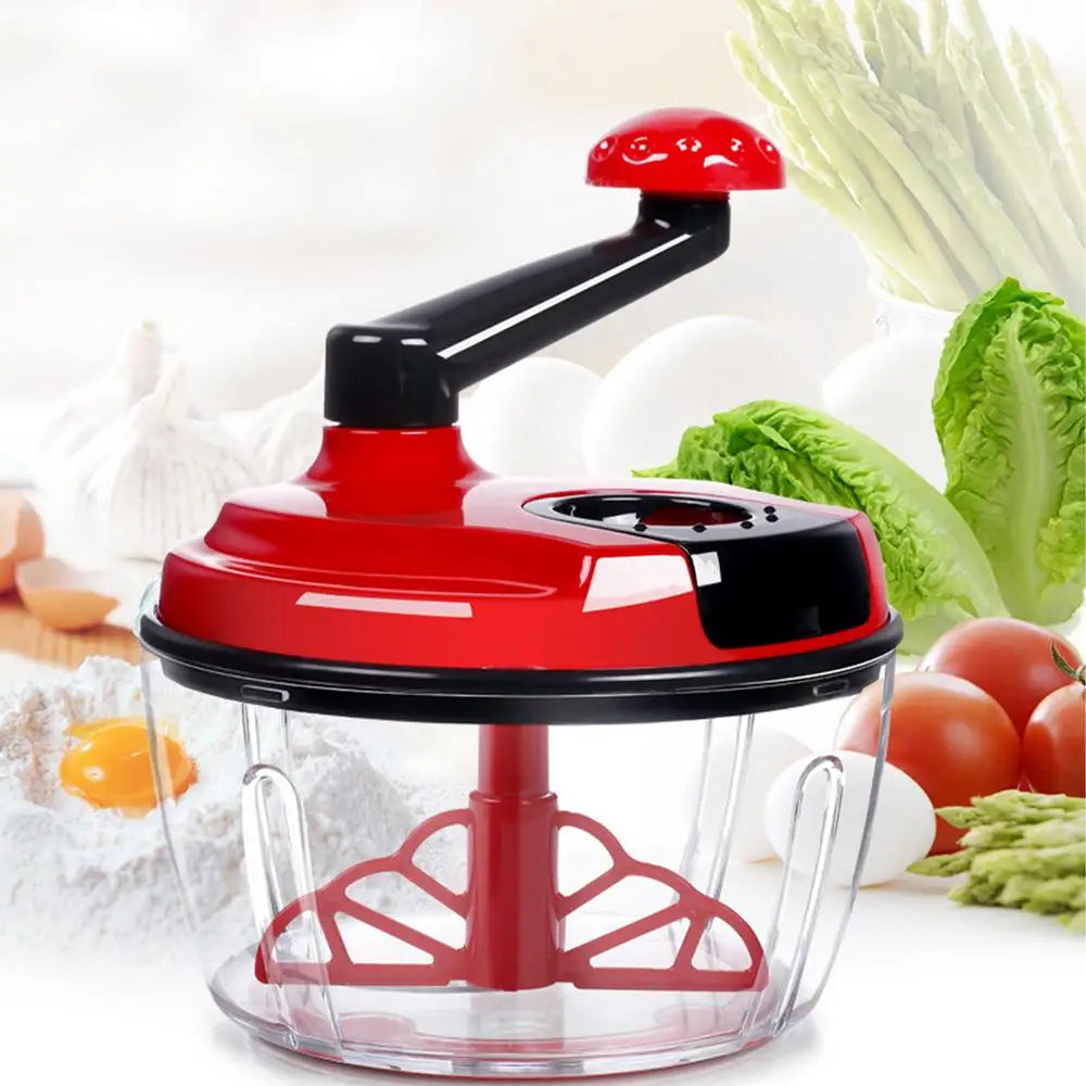 Garlic Chopper Vegetable Cutter Multifunctional Food Processor Manual Meat Grinder Onion Chili Cutter Masher Kitchen Accessories