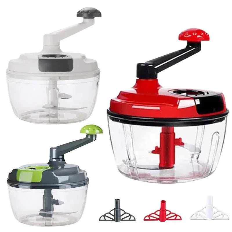 Garlic Chopper Vegetable Cutter Multifunctional Food Processor Manual Meat Grinder Onion Chili Cutter Masher Kitchen Accessories