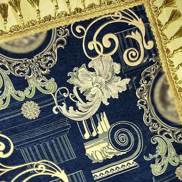 Thick Villa carpet Royal Blue rug Greece legend bedspread Bed Cover luxury placemat cushion bed spread Take Cover Floor Cover