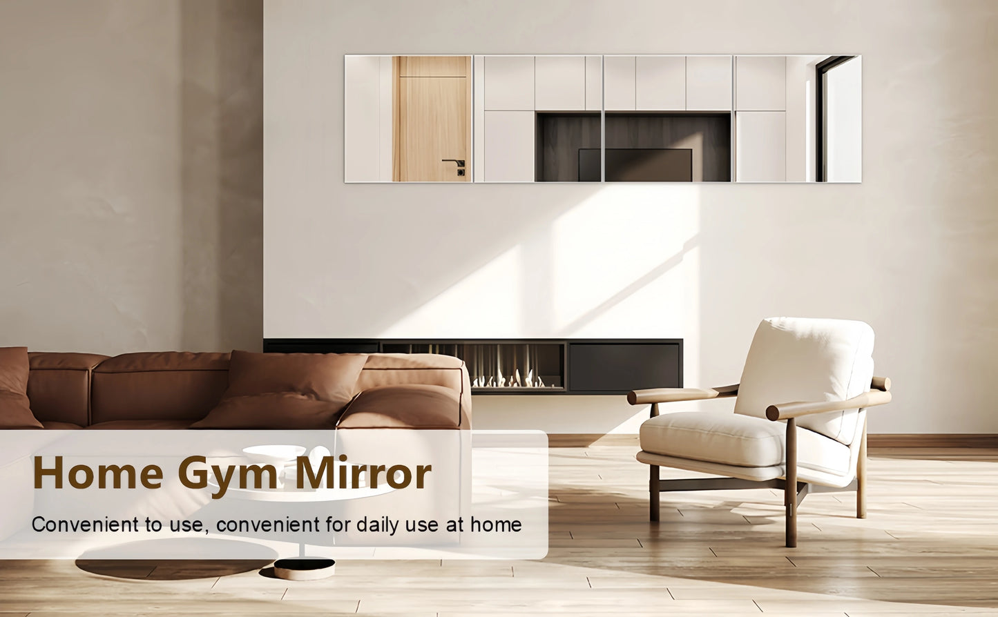 Flexible Acrylic Wall Mirrors Adhesive Mirror Sticker for Home Gym,Bedroom,Bathroom,living Room,Unbreakable Decorative Mirrors