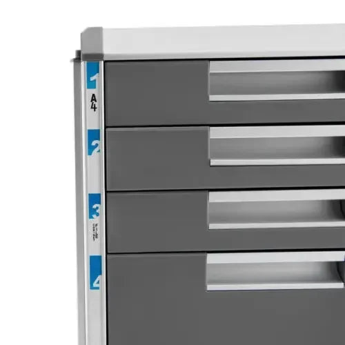 Desktop File Cabinet Office Lateral Storage 5-Drawer Filing Cabinet Storage Rack for Paper File Organizer Office Accessories