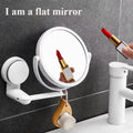 HD Magnified Makeup Shaving Vanity Mirror Bathroom Wall Mounted 360 Degree Rotating Mirror  Mirror Wall  Mirrors