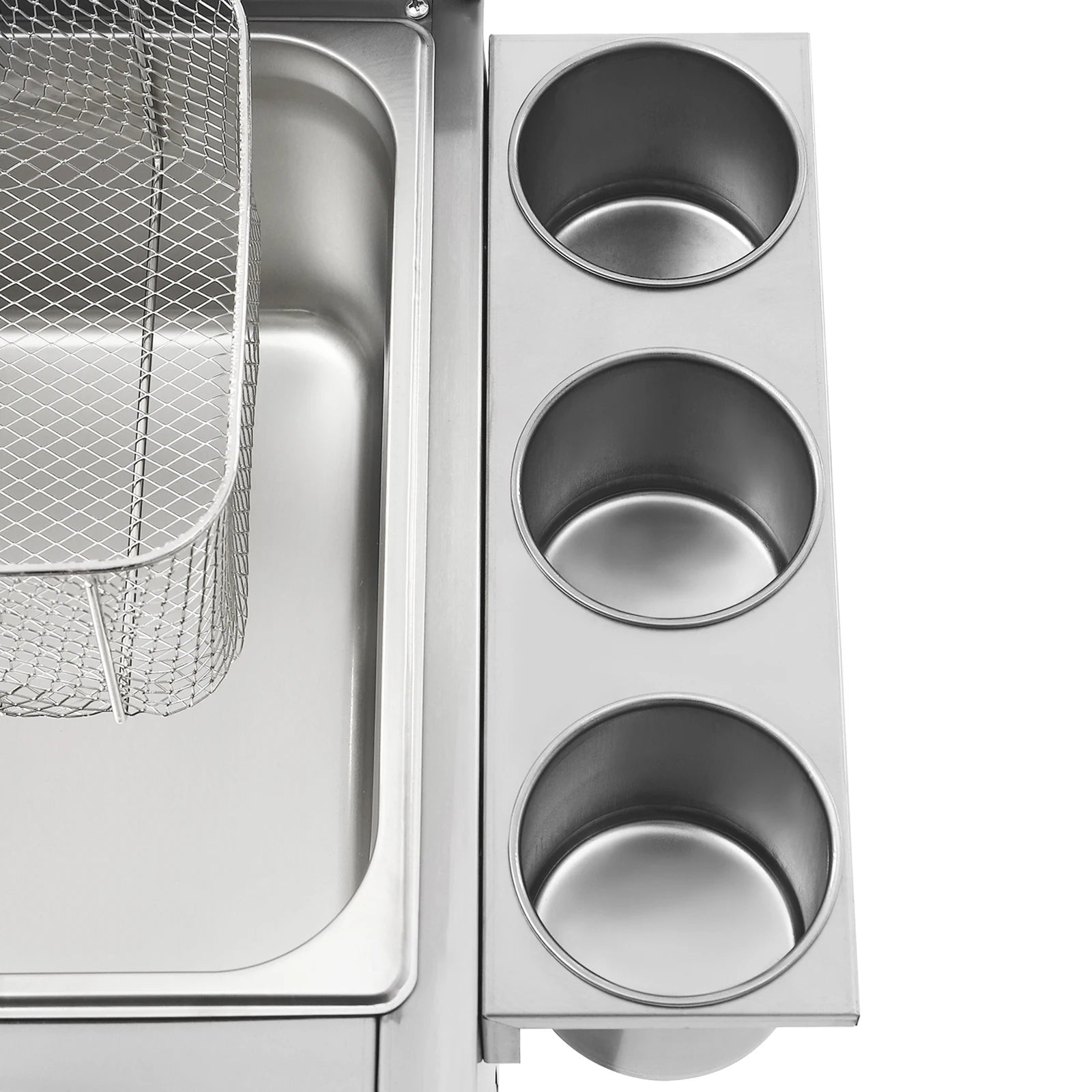 kitchen accessories-Commercial Deep Fryer: Quick Heat-Up, Dual Tank Large Capacity, Efficient and High-Quality Cooking