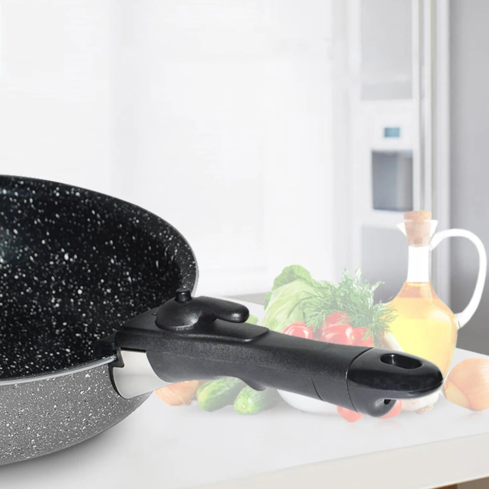 Kitchen Cooking Anti-Scalding Clip Hand Grip Detachable Removable Pan Pot Handle Universal Ergonomic Kitchen Accessories