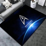 Star Trek HD Printed Carpet Living Room Home Decor Sofa Table Rug Anti Slip Chair Cushion Lounge Mat Picnic Camping  Art