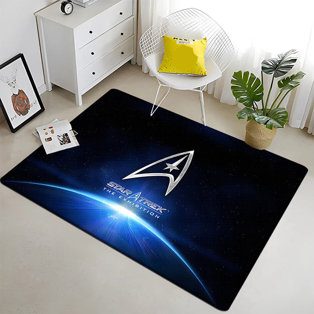 Star Trek HD Printed Carpet Living Room Home Decor Sofa Table Rug Anti Slip Chair Cushion Lounge Mat Picnic Camping  Art