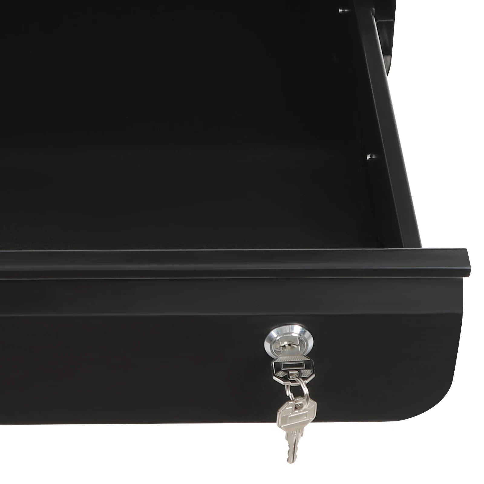 Under Desk Pull-Out Drawer Lockable Sliding Storage Drawer Office Accessories Storage Organizer Undertable Drawer