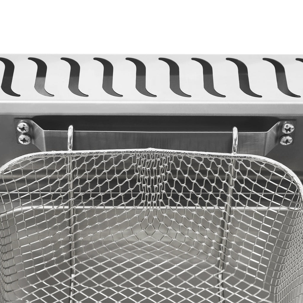 kitchen accessories-Commercial Deep Fryer: Quick Heat-Up, Dual Tank Large Capacity, Efficient and High-Quality Cooking