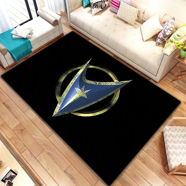 Star Trek HD Printed Carpet Living Room Home Decor Sofa Table Rug Anti Slip Chair Cushion Lounge Mat Picnic Camping  Art